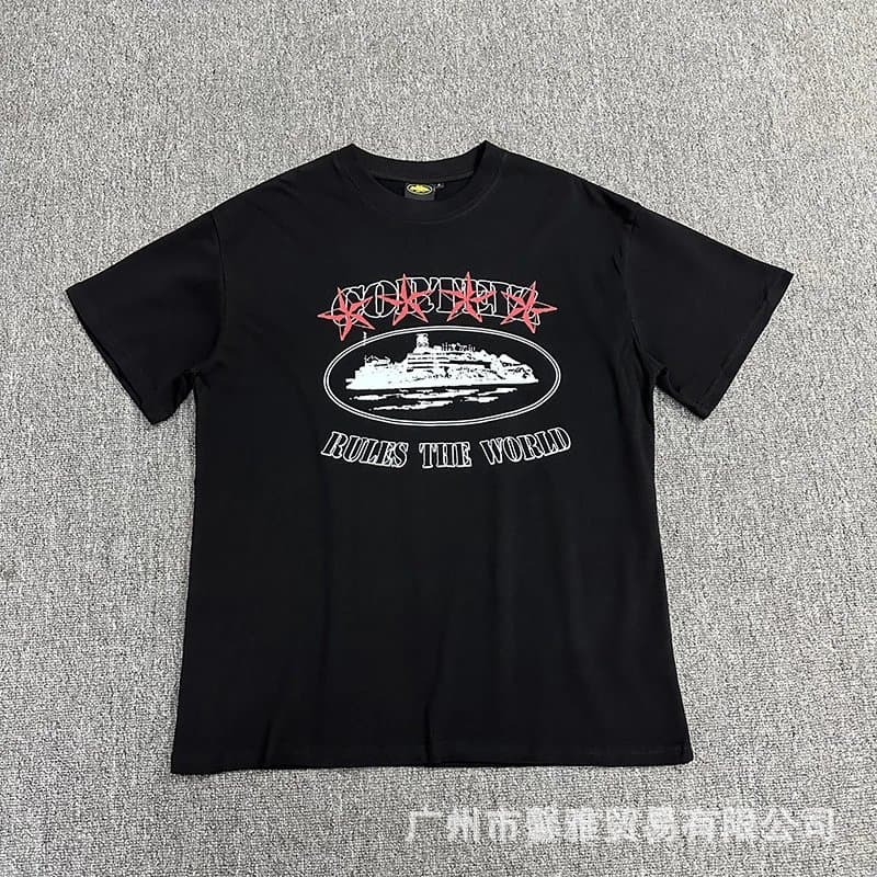 Off-White Graphic Tee Authentic Island Print — 3115黑色