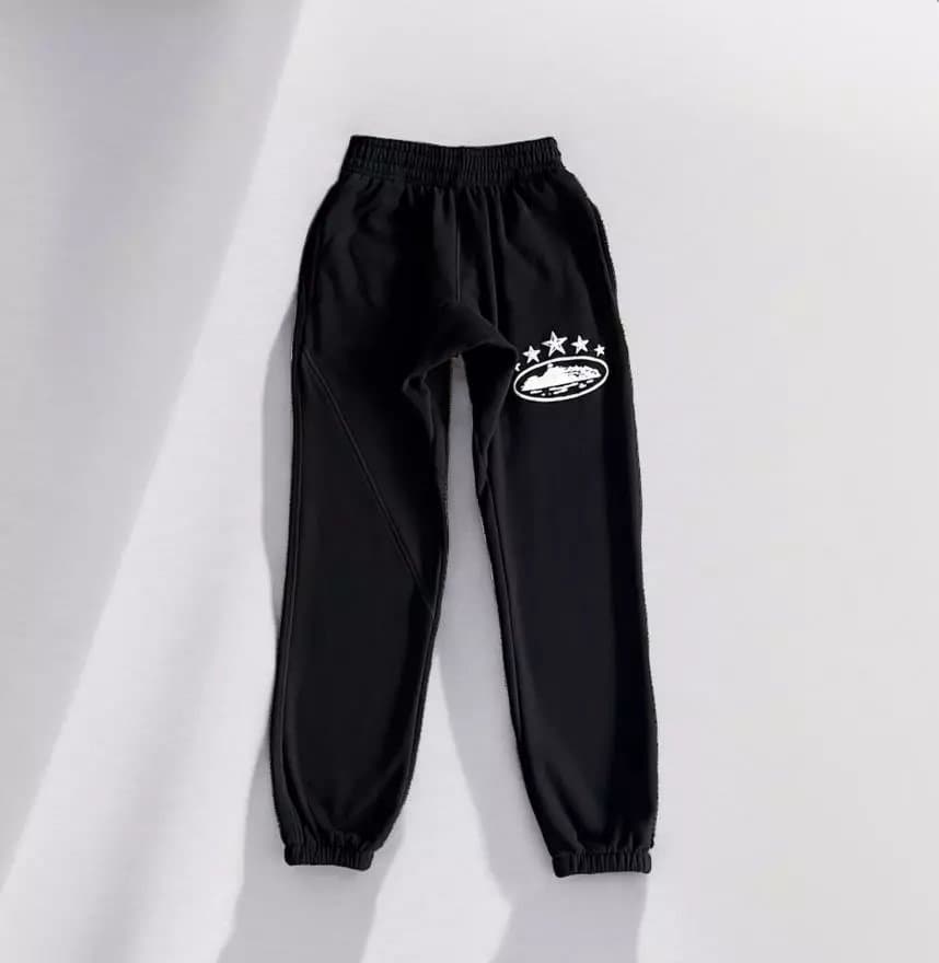 Corteiz Joggers Rules The World — 黑色5星