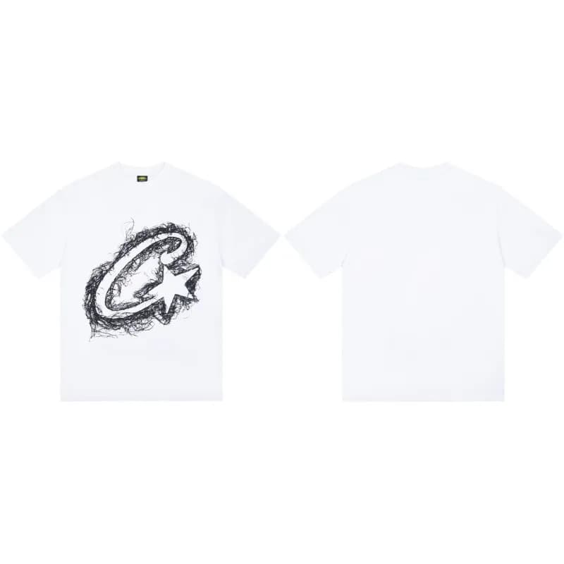 Graphic Tee Corteiz Logo — C203白色