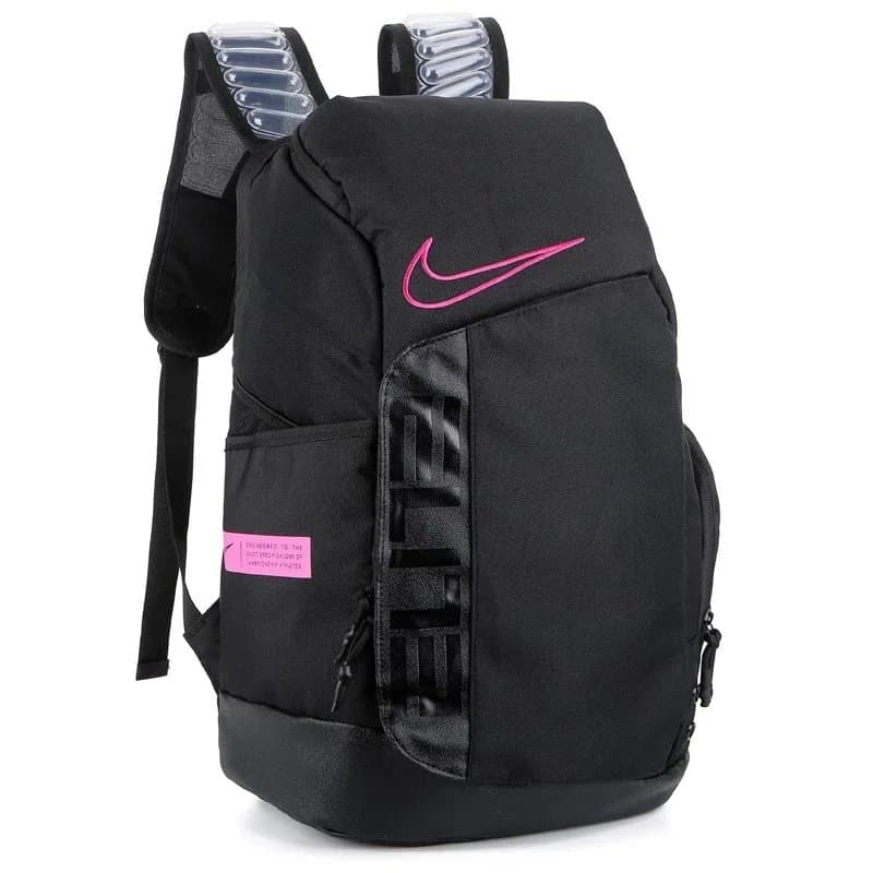 Nike Heritage Backpack Swoosh Logo — 气垫黑色粉标