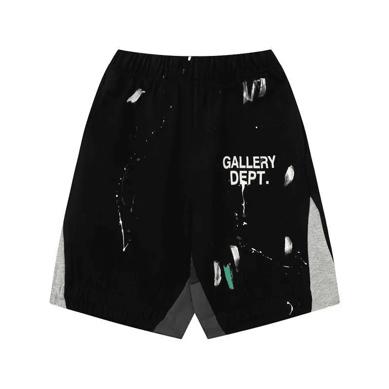 Paint Splatter Shorts Gallery Dept. Logo — shorts 2