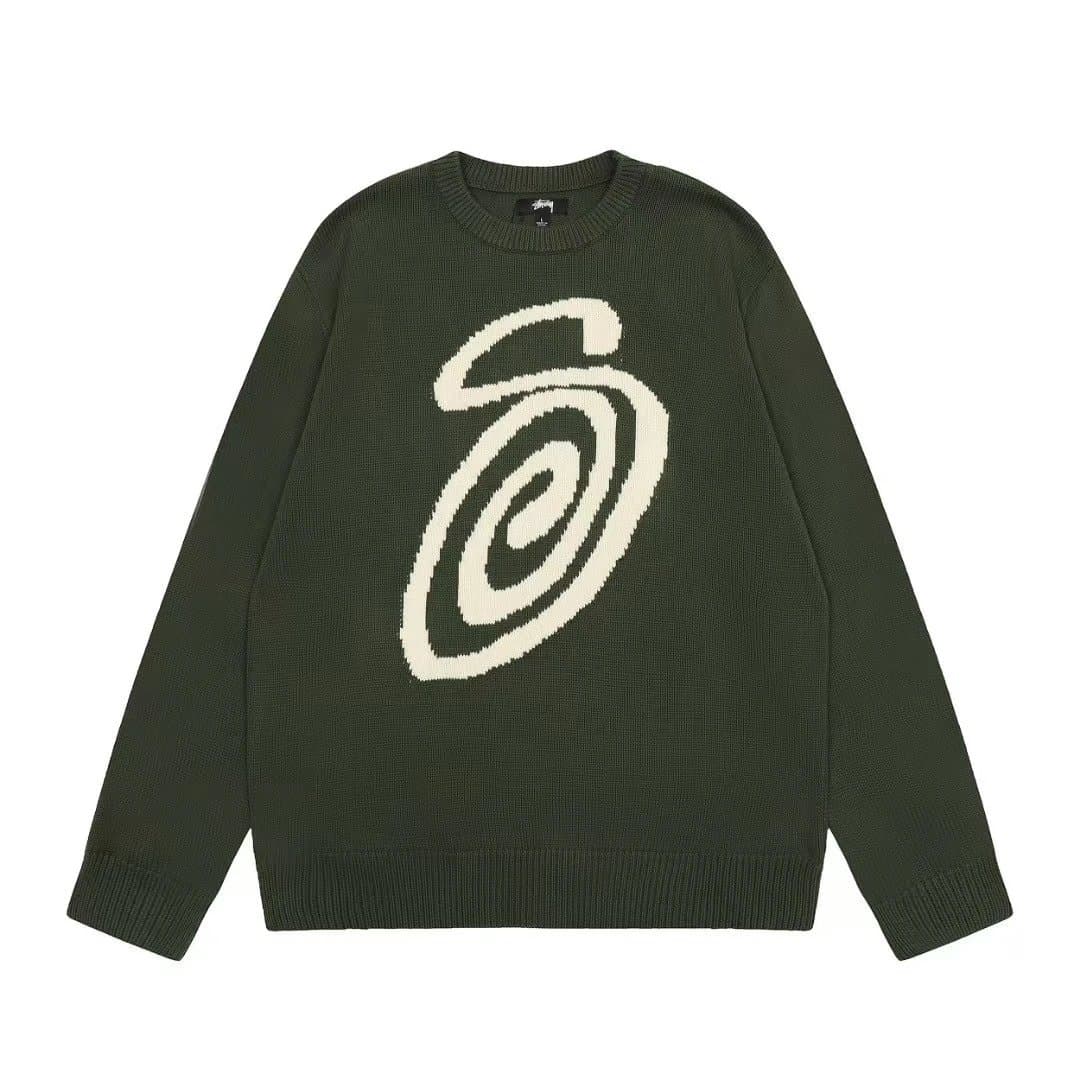 Sp5der Knit Sweater Spiral Logo — 0527002QN