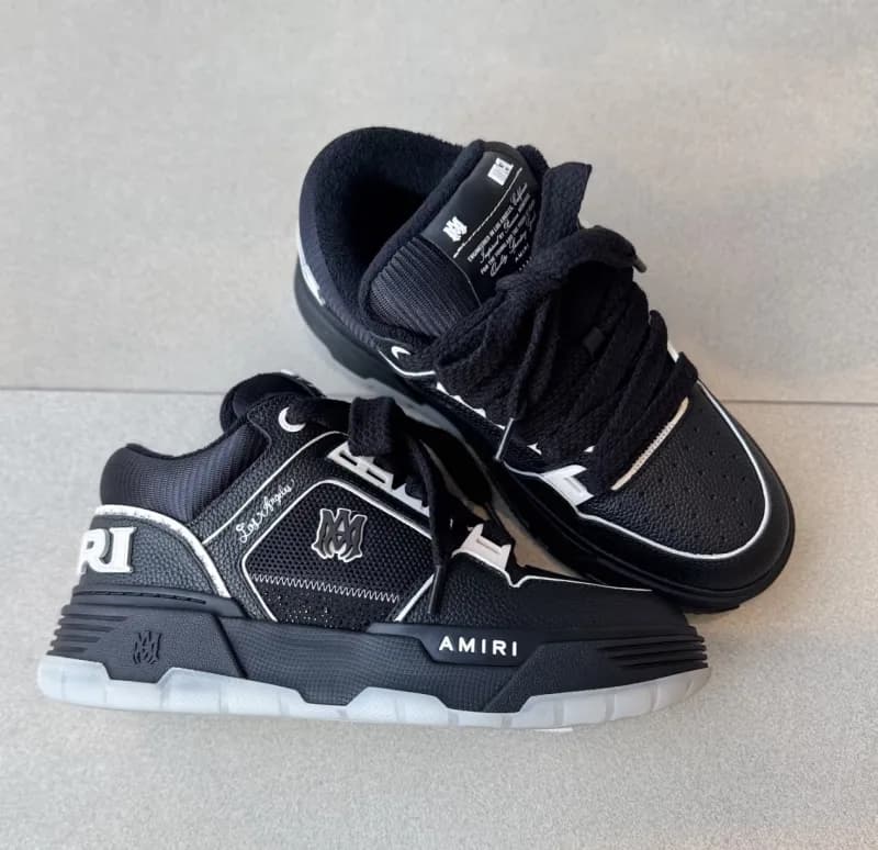 Amiri Basketball Low Black White