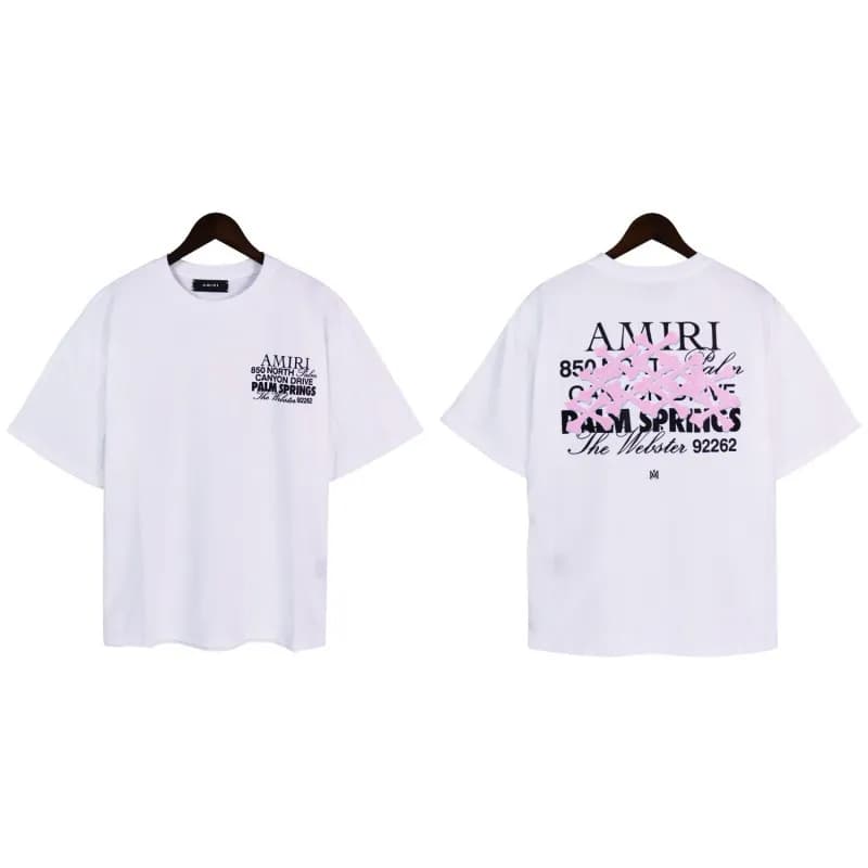 Amiri Graphic Tee Palm Springs Print