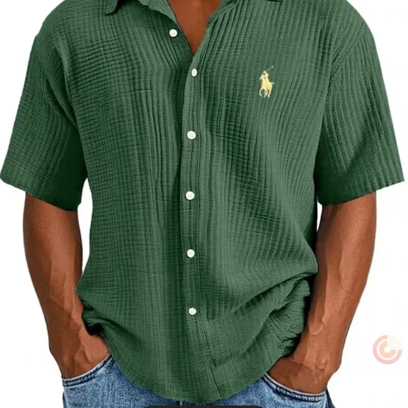 Polo Ralph Lauren Short-Sleeve Button-Up Shirt Polo Pony