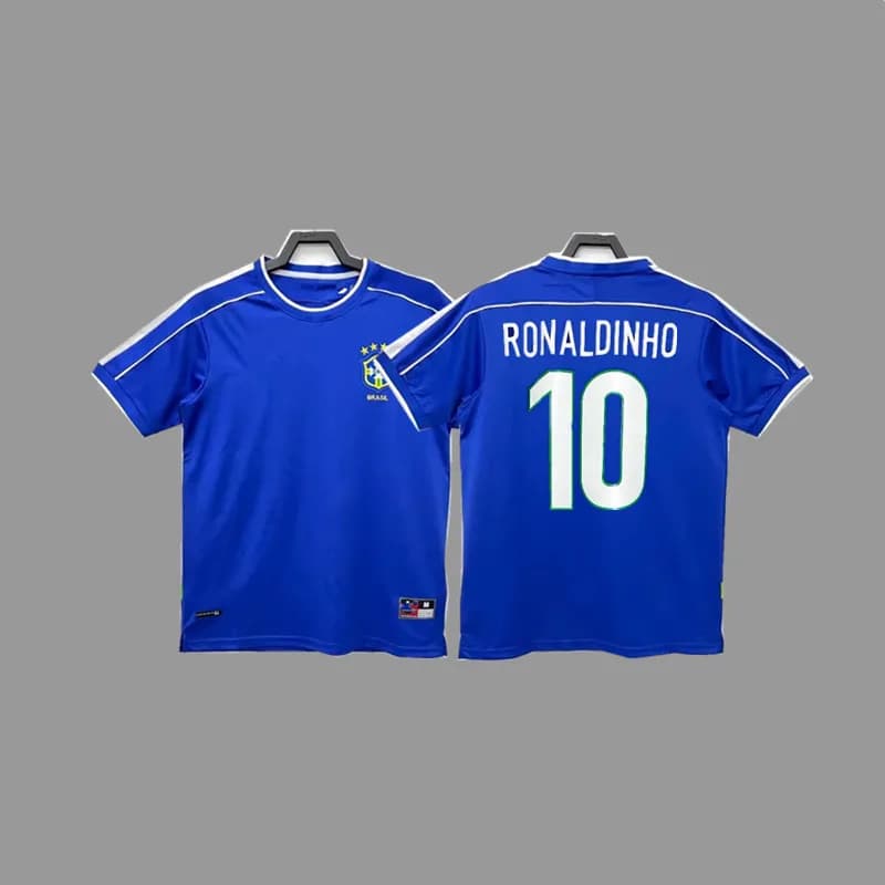Nike Brazil National Team Jersey Junior Size — 1998巴西客场+印10号
