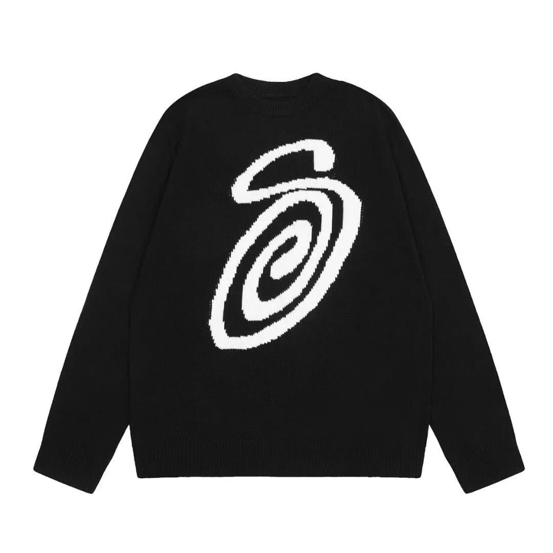 Sp5der Knit Sweater Spiral Logo — 0527003QN