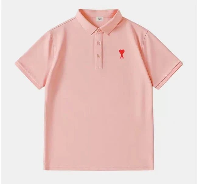 AMI Paris Logo T-Shirt Heart A Patch — 3