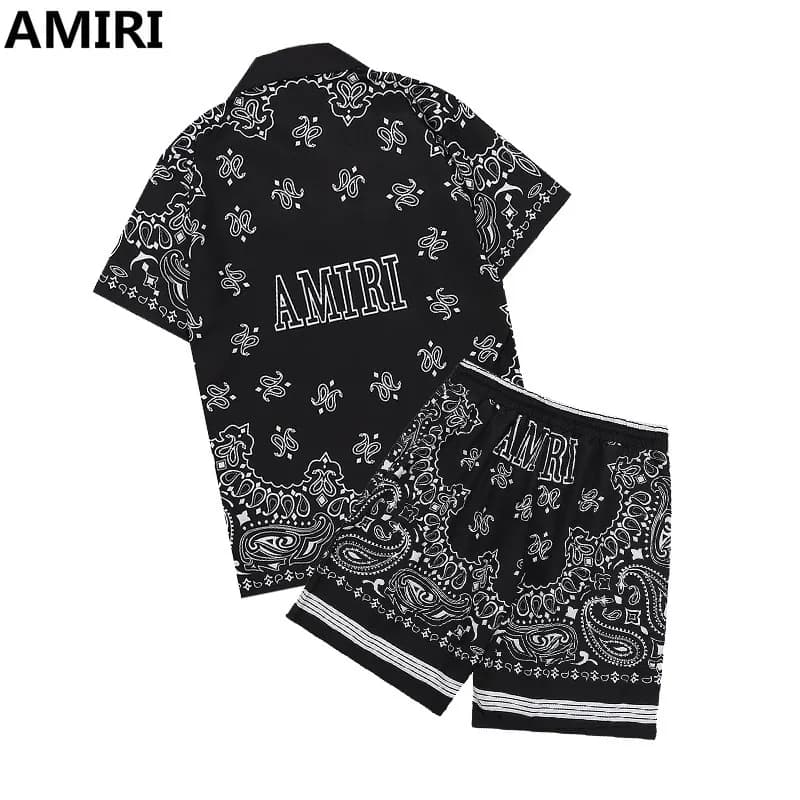 Amiri Bandana Print Set White Paisley