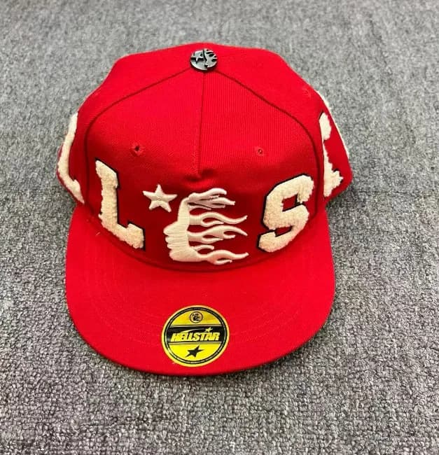 Hellstar Snapback Cap Flame Graphic — 53