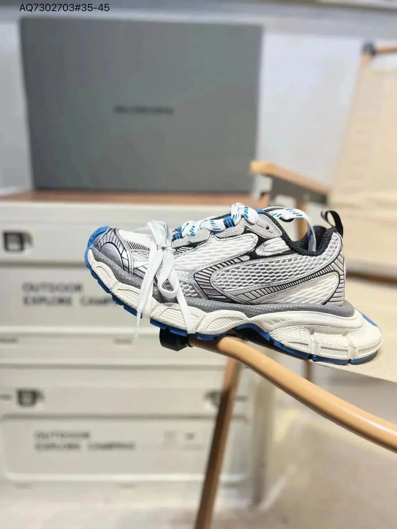Balenciaga Triple S Black Silver — 13