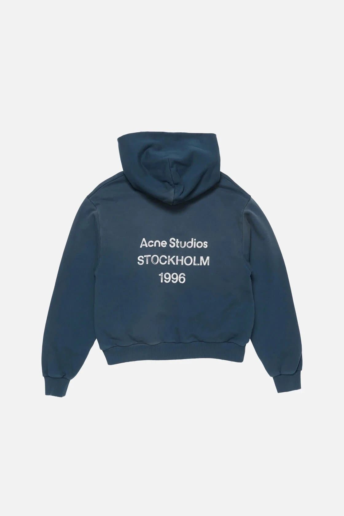 Acne Studios Zip-Up Track Jacket Embroidered Logo — 3036深蓝