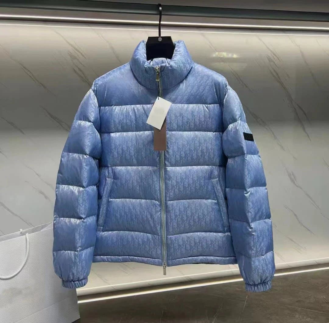 Dior Puffer Jacket Oblique Logo