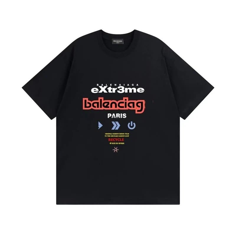 Balenciaga Graphic Tee eXtr3me Logo Print