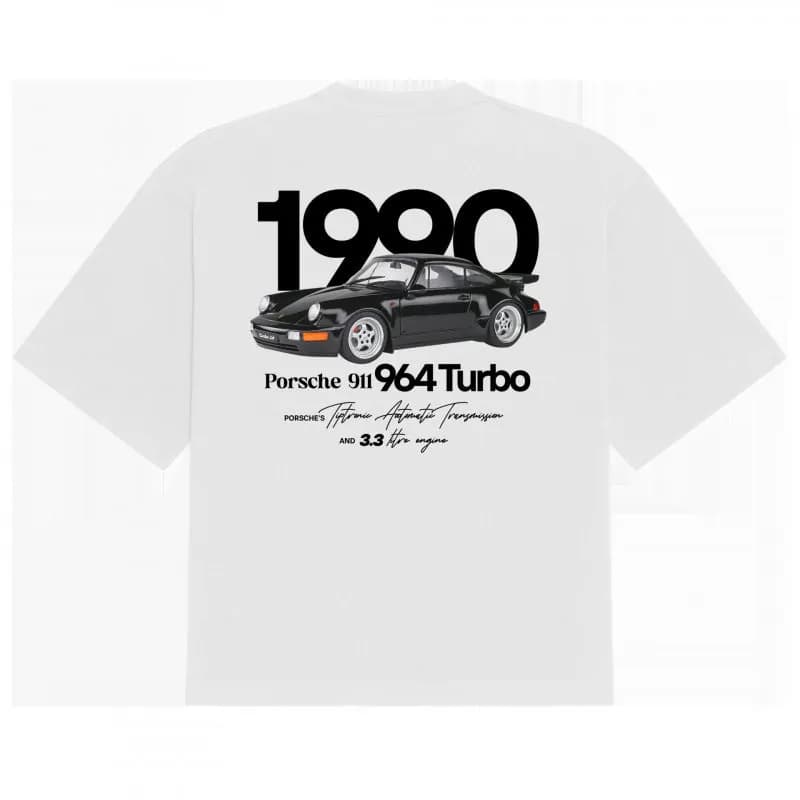 Porsche 911 964 Turbo Graphic Tee 1990 Print