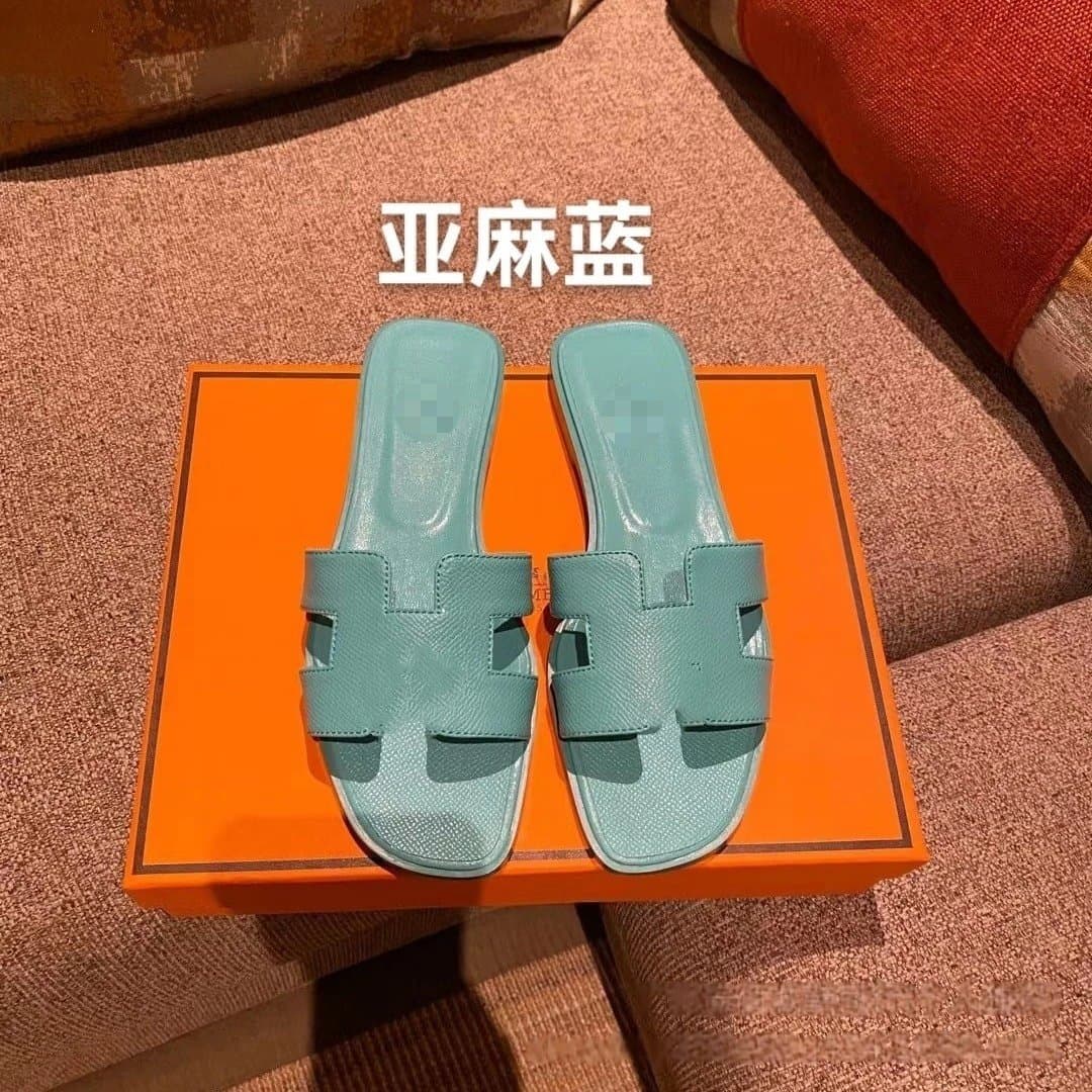 Hermès Oran Slide All White — 13