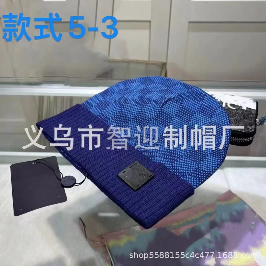 Louis Vuitton Knit Beanie Two-Tone Checkered