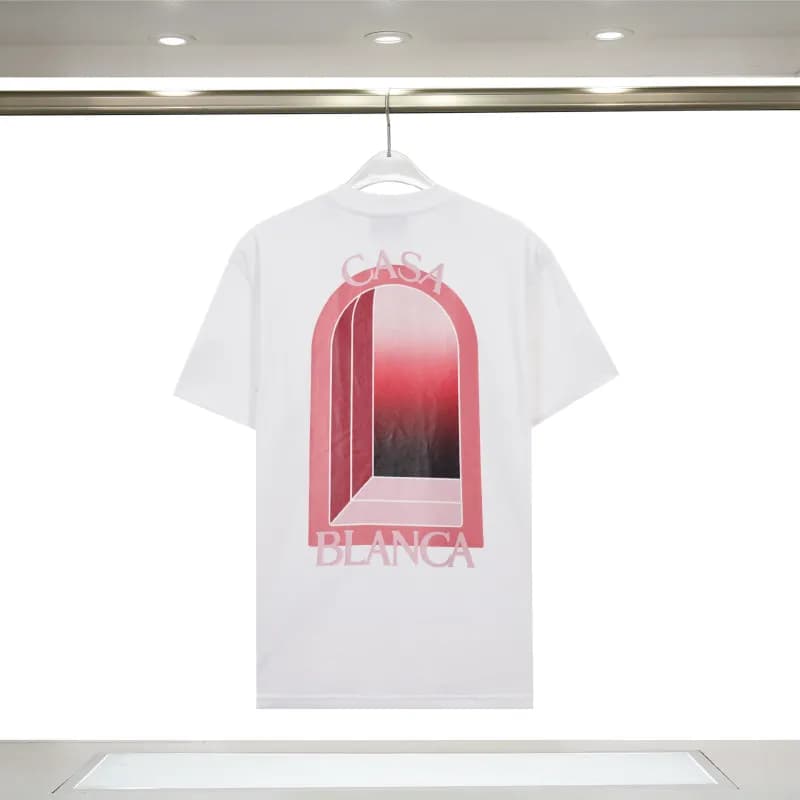 Aimé Leon Dore Casablanca Graphic Tee Casablanca Jet Print — 962 white