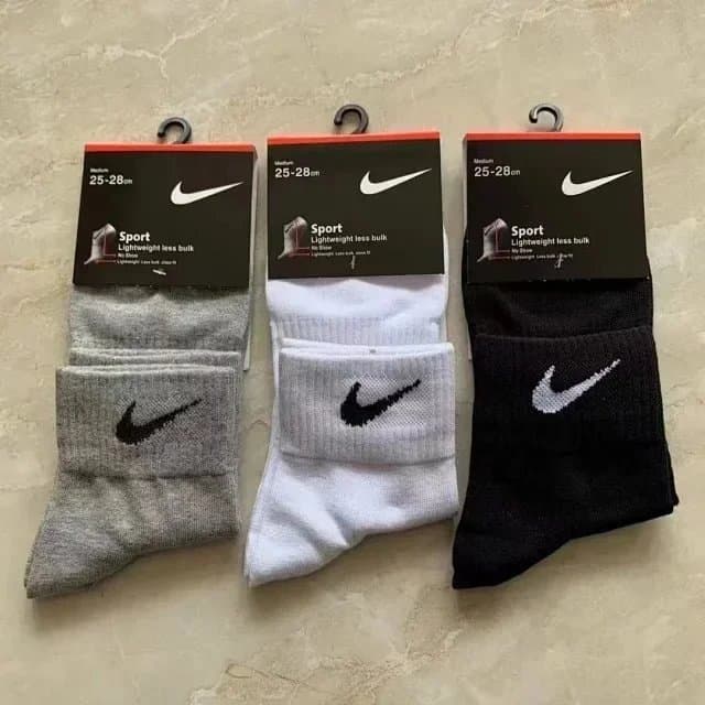 Nike Everyday Cushioned Crew White — 36-45 · 007灰色