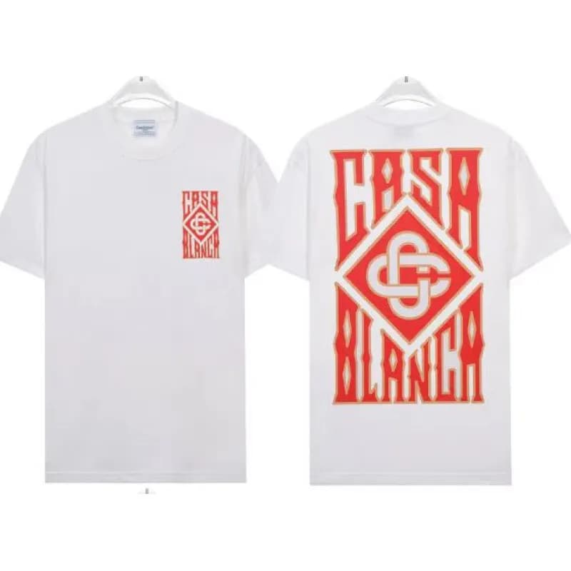 Casablanca Graphic T-Shirt Casa Blanca Logo Print