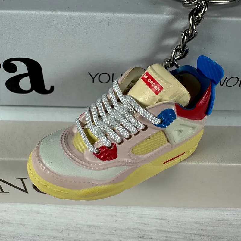 Air Jordan 4 Multi-Color Mini Sneaker Keychain
