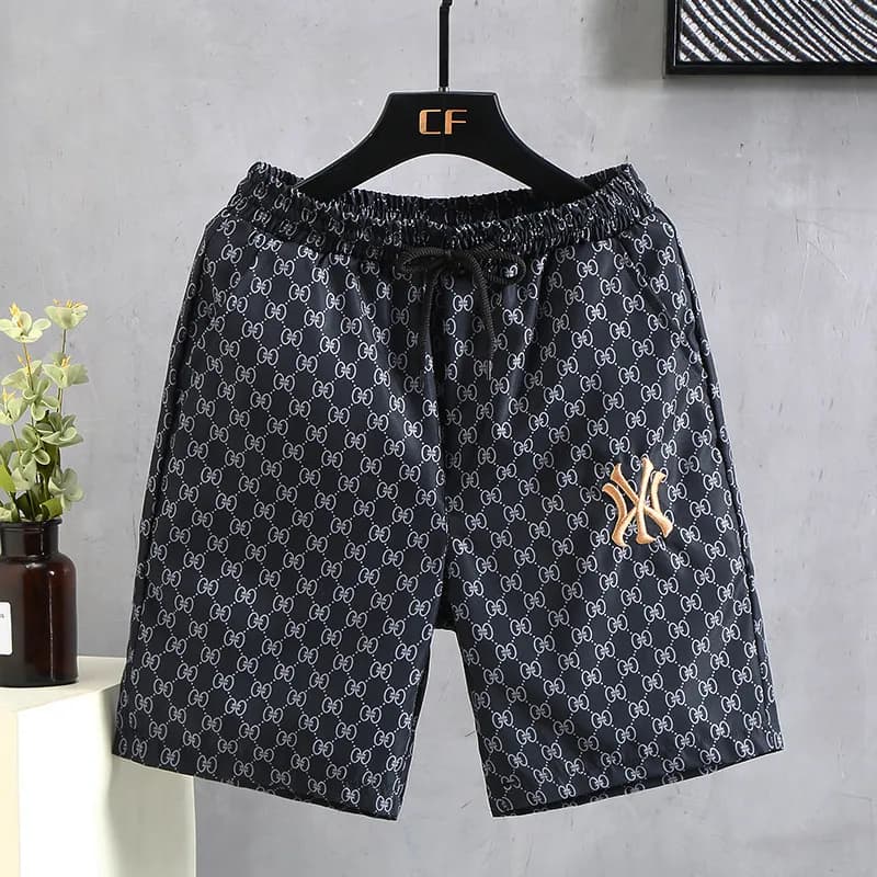 The North Face GG Print Shorts TNF x Gucci Logo Patch — 6-K82黑色