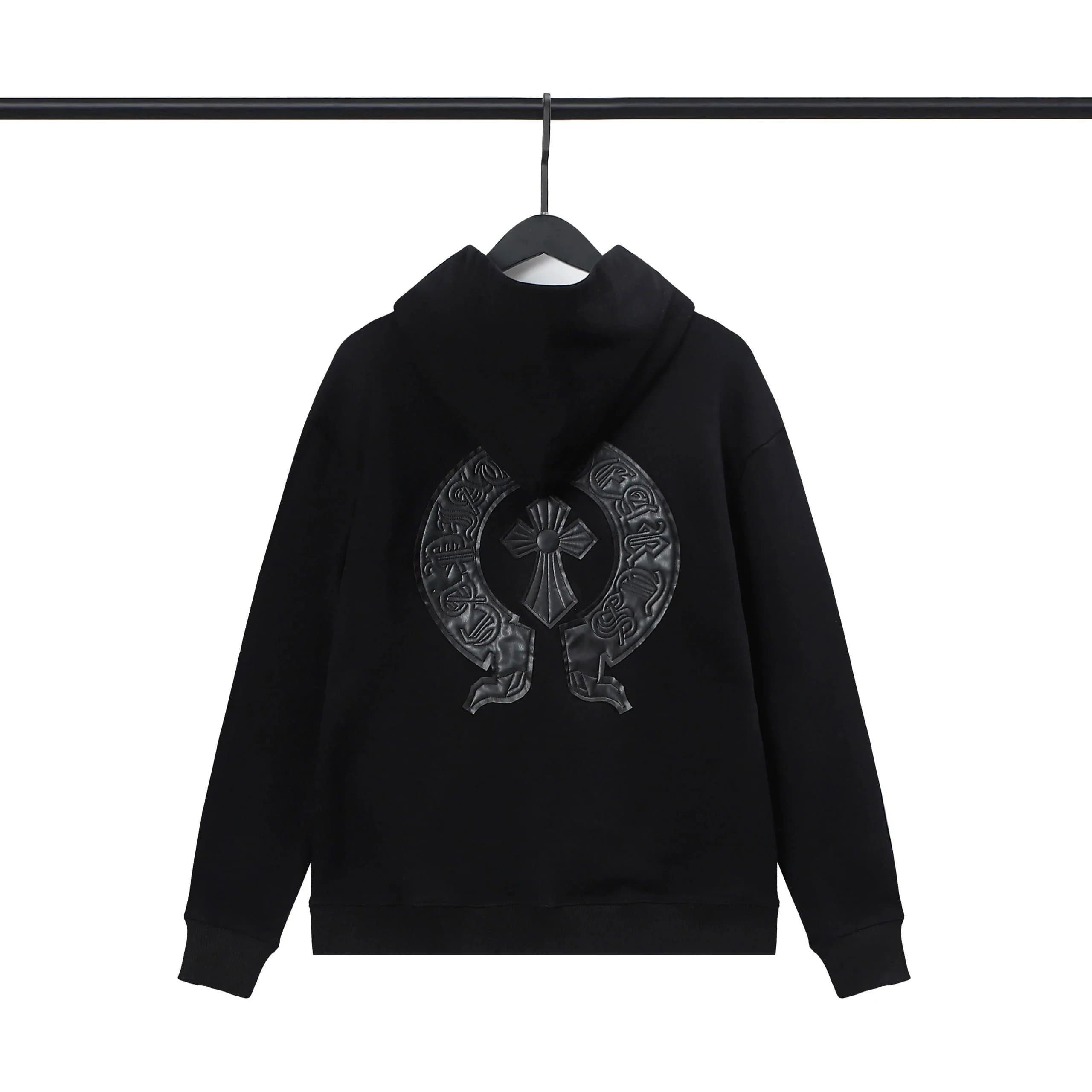 Chrome Hearts Hooded Sweatshirt Cross Logo Patch