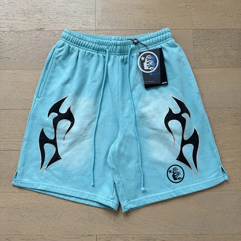 Gallery Dept. Flame Shorts Ice Blue