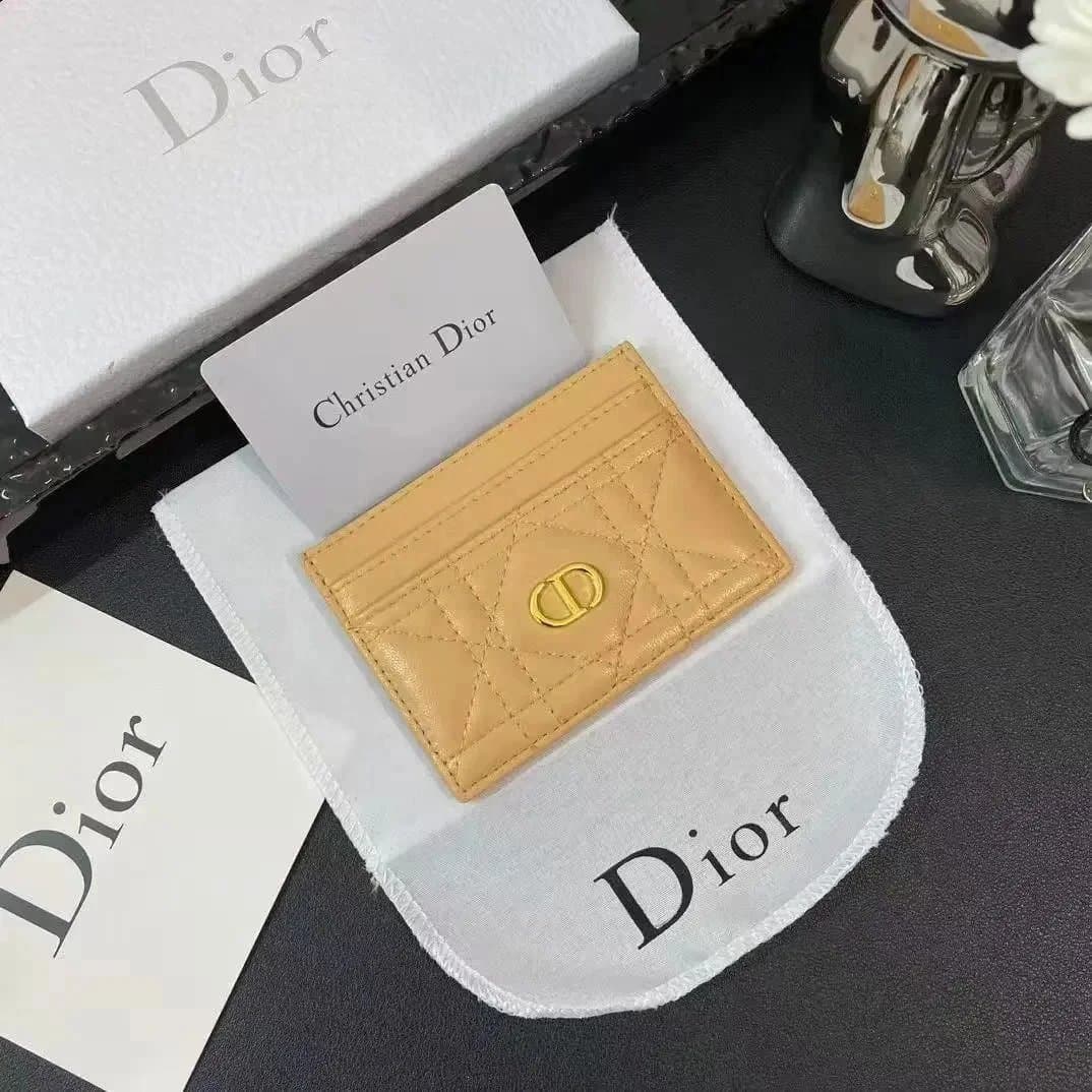 Dior Card Holder Cannage Quilted