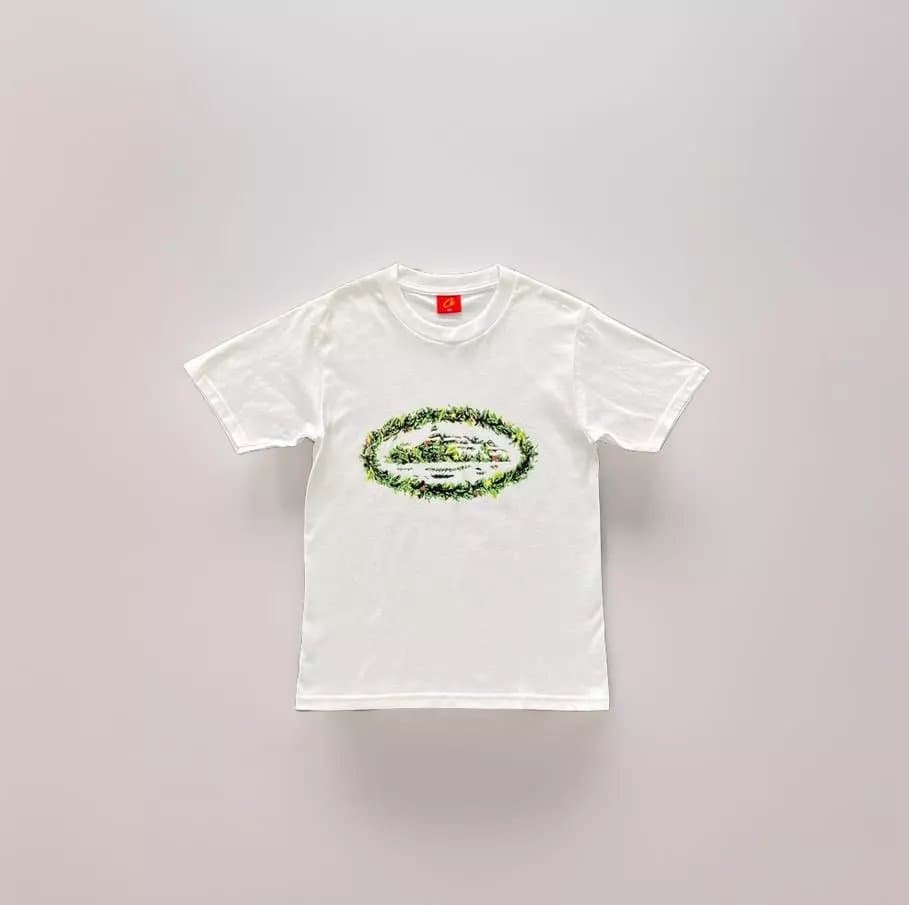 Chrome Hearts Graphic T-Shirt Green Wreath Print