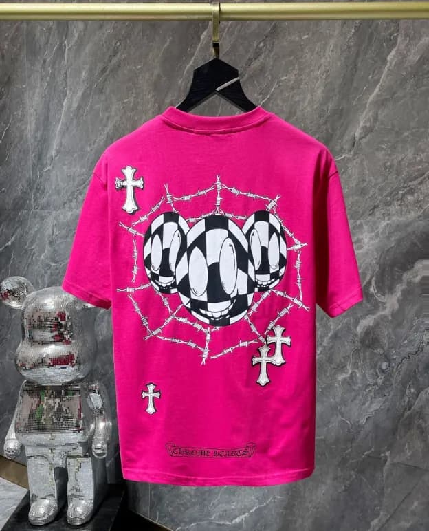 Chrome Hearts Graphic Tee Barbed Wire Skull
