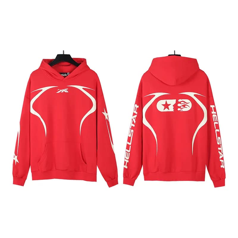Hellstar Hoodie Flame Star Graphic