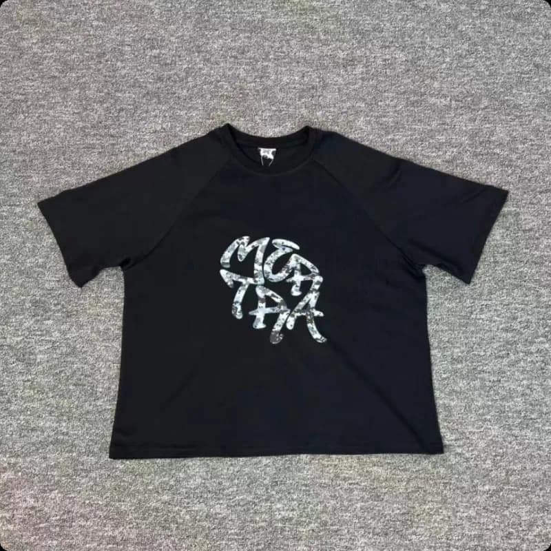 Amiri Graphic Tee Distressed Logo