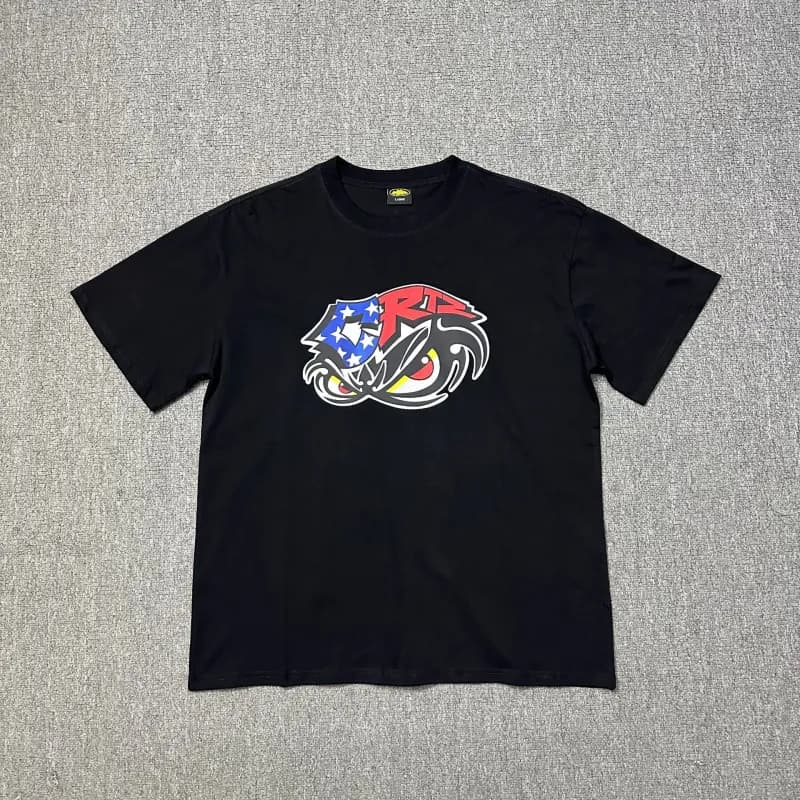 Hellstar Scorpion Graphic Tee White Scorpion Print — 3186 黑色