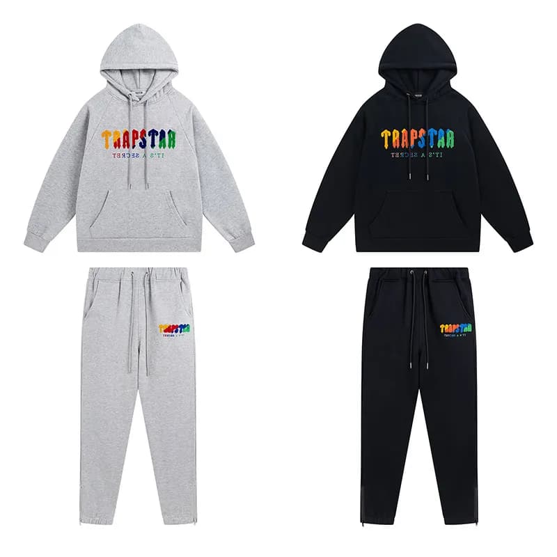 Corteiz Hoodie Trapstar Logo — 607-608 (black