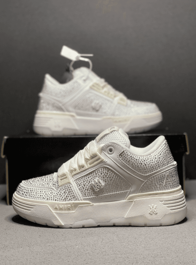 Amiri Rockstar Low Crystal Mesh