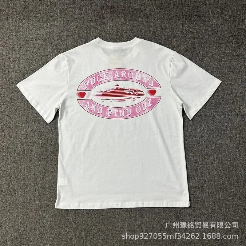 Graphic Tee Corteiz Script Logo — Style 14