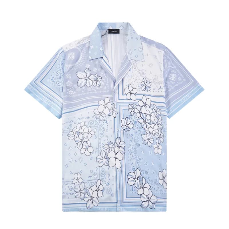 Amiri Bandana Print Shirt Floral Bandana
