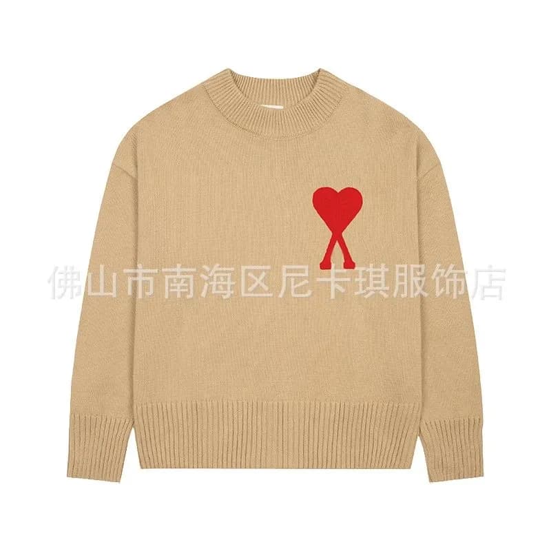 Amiri Knit Sweater Heart Logo