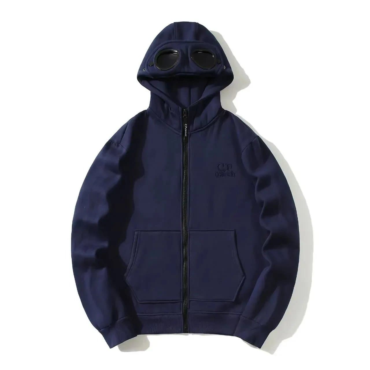 C.P. Company Goggle Hoodie Navy
