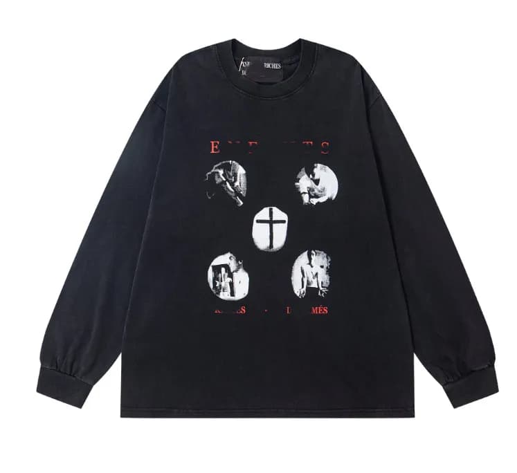 Fear of God Essentials Zip-Up Hoodie Washed Black — Er030 black long sleeve t