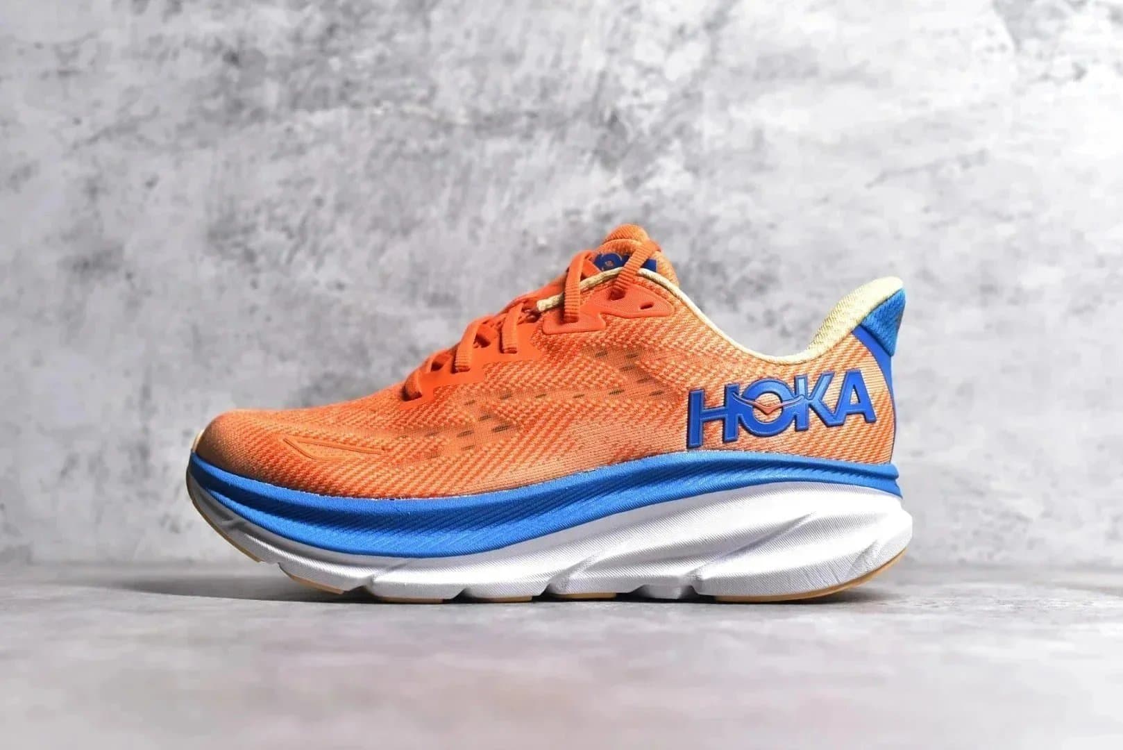 Hoka Clifton Orange/Blue