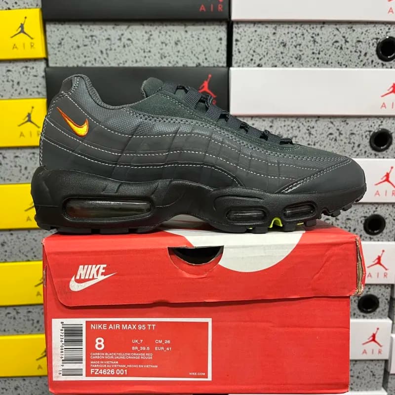 Nike Air Max 95 TT Carbon Black/Yellow/Orange Red