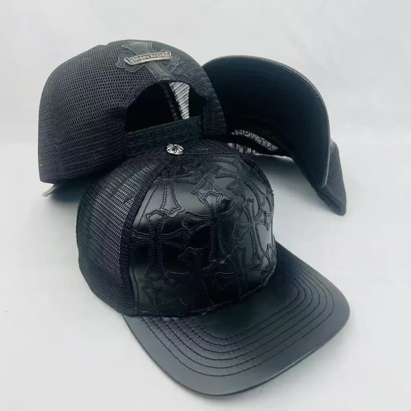 Chrome Hearts Trucker Cap Cross Embossed