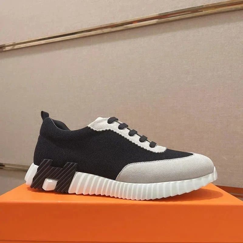 Hermès H-Boot Sneaker Black and White
