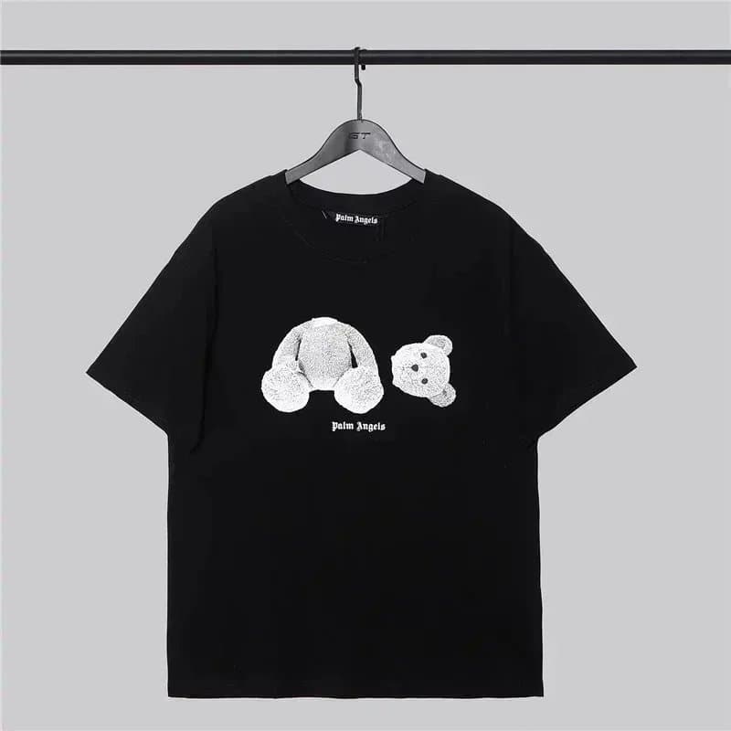 Palm Angels Graphic Tee Teddy Bear Print
