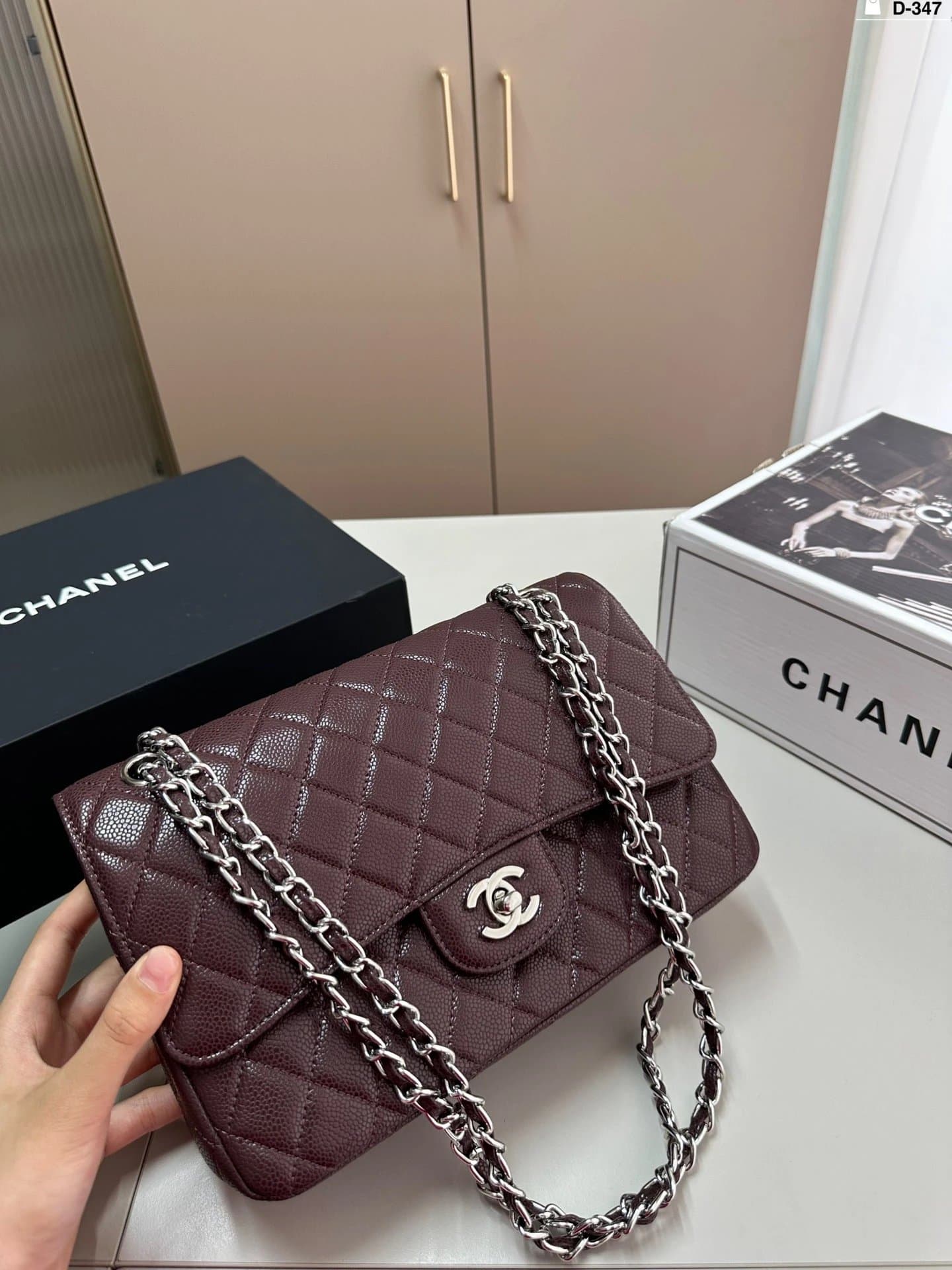 Chanel Classic Flap Quilted Caviar