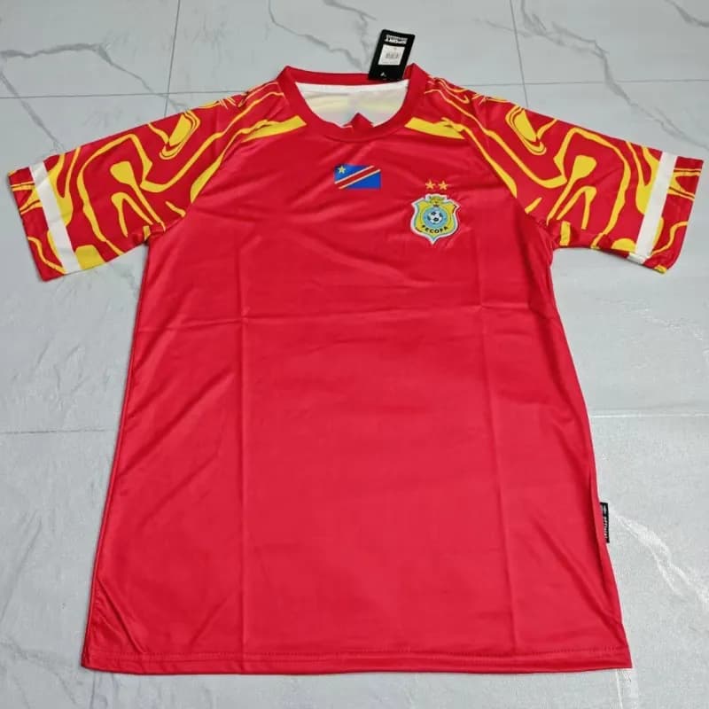 Nike USA National Team Jersey Star Print — 2627民主刚果红色
