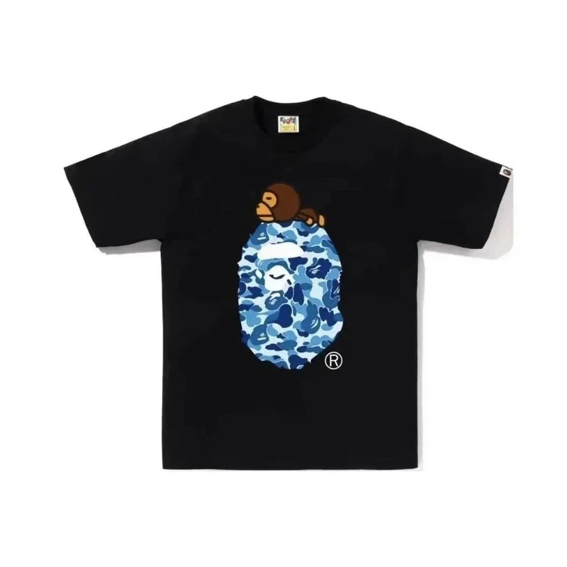 BAPE Ape Head Tee Brown Ape Face — 32