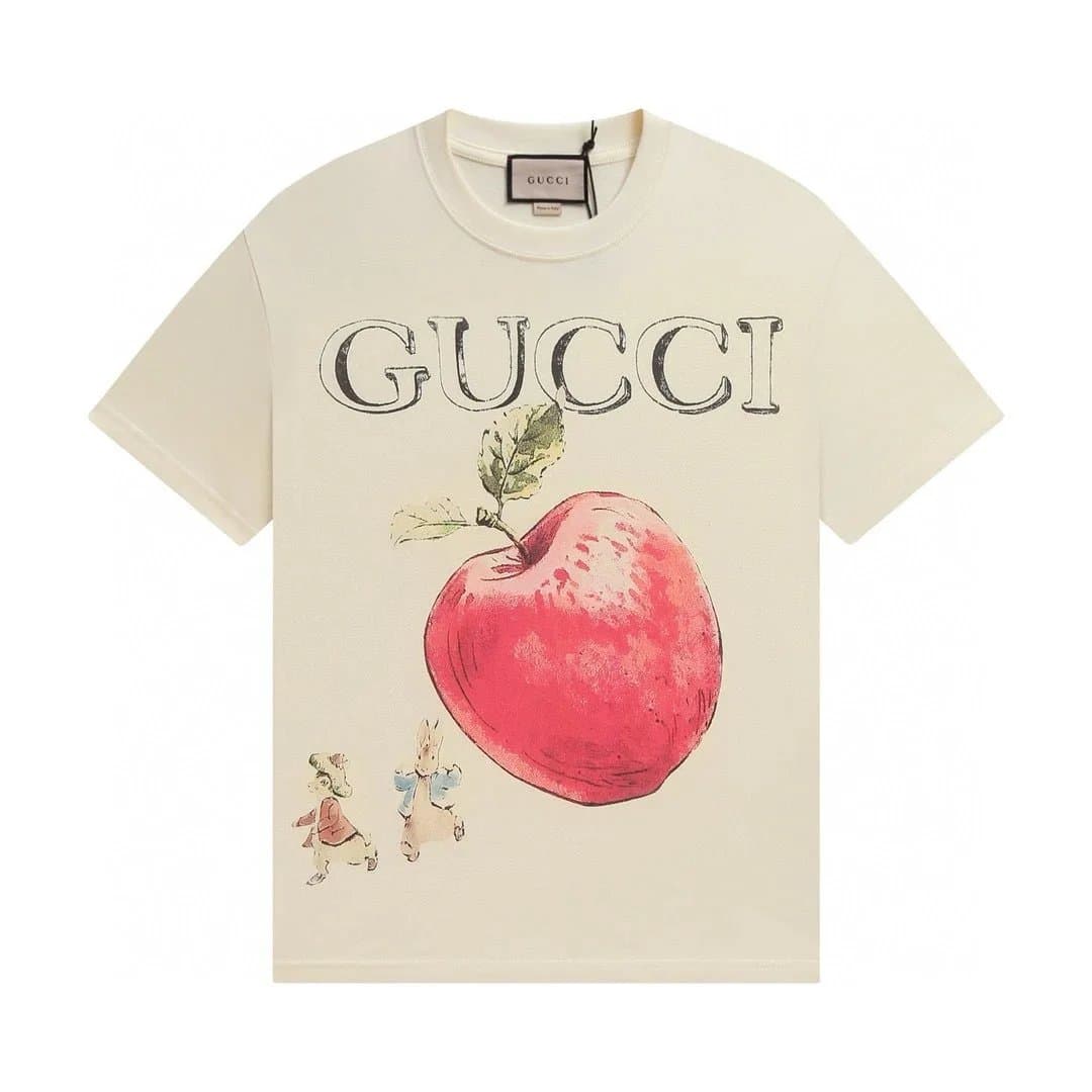 Gucci Logo T-Shirt Rainbow Web — 0103091CPZC